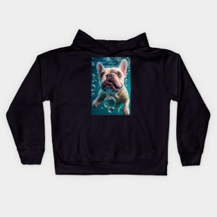 Dogs in Water #11 Kids Hoodie